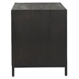 Modern European furniture - Black Wooden 1-Door Accent Cabinet - www.oroa.com