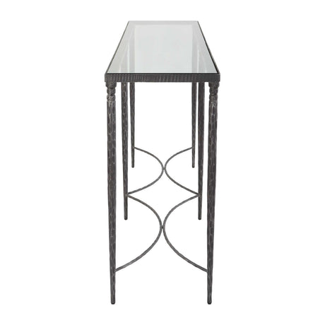 Modern European furniture - Tempered Glass Console Table - www.oroa.com