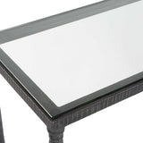 Modern European furniture - Tempered Glass Console Table - www.oroa.com