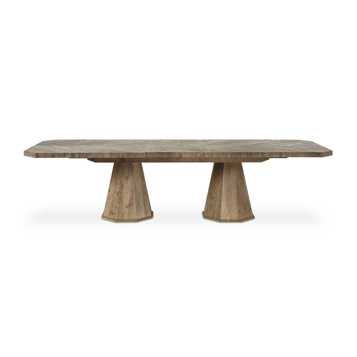 Wooden Herringbone Dining Table | Uttermost Caledon