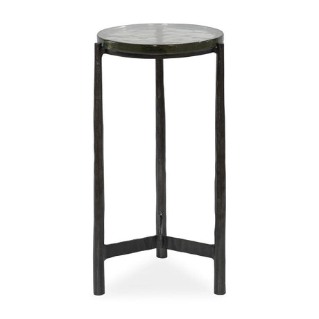 Round Glass Indoor/Outdoor Accent Table | Uttermost Eternity