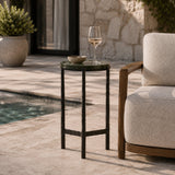 Round Glass Indoor/Outdoor Accent Table | Uttermost Eternity