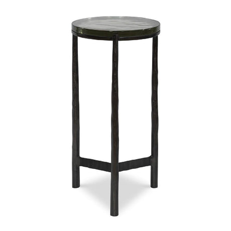 Round Glass Indoor/Outdoor Accent Table | Uttermost Eternity