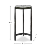 Round Glass Indoor/Outdoor Accent Table | Uttermost Eternity