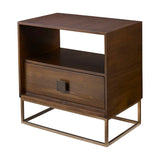 Modern European furniture - Wooden 1-Drawer Side Table - www.oroa.com