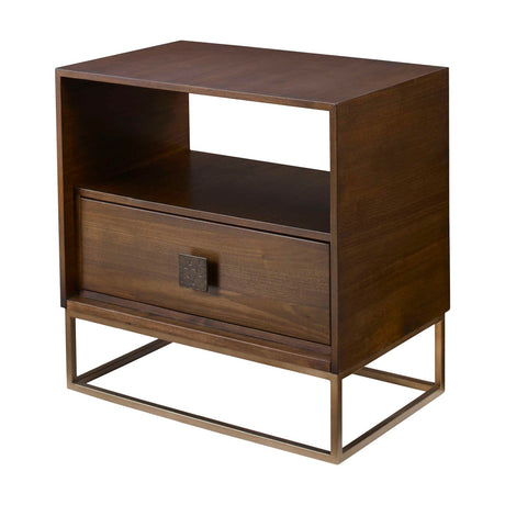 Modern European furniture - Wooden 1-Drawer Side Table - www.oroa.com