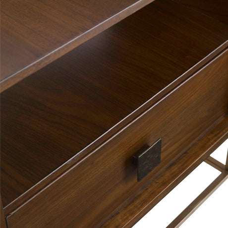 Modern European furniture - Wooden 1-Drawer Side Table - www.oroa.com