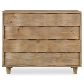 Pine Wood 4-Drawer Accent Chest by Uttermost Crawford
