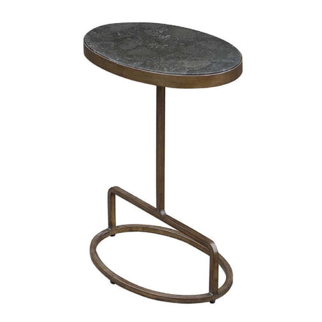 Iron Base Oval Accent Table | Uttermost Jessenia