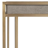 Modern European furniture - Black Shagreen Look Console Table - www.oroa.com