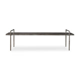 Modern European furniture - Gray Acacia Wood Bench- www.oroa.com