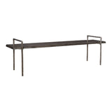 Modern European furniture - Gray Acacia Wood Bench- www.oroa.com