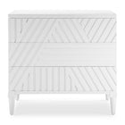 Geometric Carved 3-Drawer Chest | Uttermost Colby
