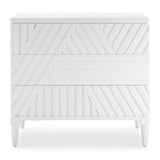 Geometric Carved 3-Drawer Chest | Uttermost Colby