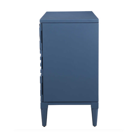 Geometric Carved 3-Drawer Chest | Uttermost Colby