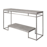 Brushed Nickel Console Table by Uttermost Clea, alternate view 3