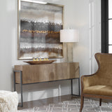 Modern European furniture - Solid Mahogany Console Table - www.oroa.com