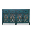 Modern European furniture - Green Wooden Cutouts Credenza - www.oroa.com