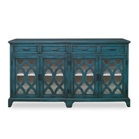 Green Wooden Cutouts Credenza by Uttermost Oksana