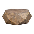 Modern European furniture - Faceted Mango Veneer Coffee Table - www.oroa.com