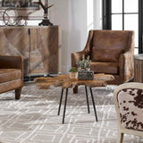 Modern European furniture - Organic Teak Wood Coffee Table - www.oroa.com