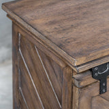 Modern European furniture - Wooden Chevron Media Console - www.oroa.com