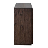 Modern European furniture - Geometric Carved 4-Drawer Chest - www.oroa.com