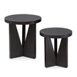 Modern European furniture - Black Mindi Nesting Tables (2) - www.oroa.com
