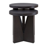 Modern European furniture - Black Mindi Nesting Tables (2) - www.oroa.com