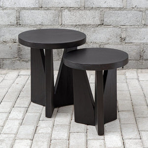  Black Mindi Nesting Tables (2) | Oroa.com