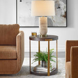 Round Two-Layer Side Table | Uttermost Palisade