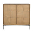 Modern European furniture - Geometric Patterned 2-Door Cabinet - www.oroa.com