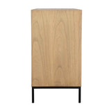 Modern European furniture - Geometric Patterned 2-Door Cabinet - www.oroa.com