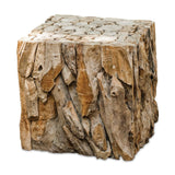 Teak Root Side Table | Uttermost Cube