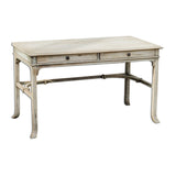 Modern European furniture - Aged White 2-Drawer Writing Desk - www.oroa.com