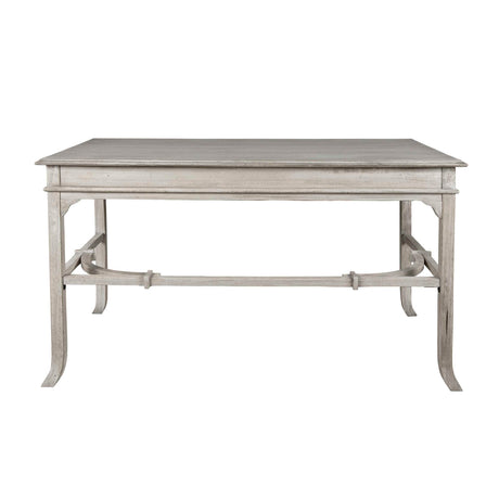 Modern European furniture - Aged White 2-Drawer Writing Desk - www.oroa.com