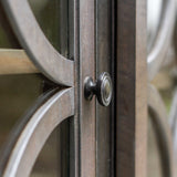 Modern European furniture - Open-Carved 4-Door Wooden Cabinet - www.oroa.com