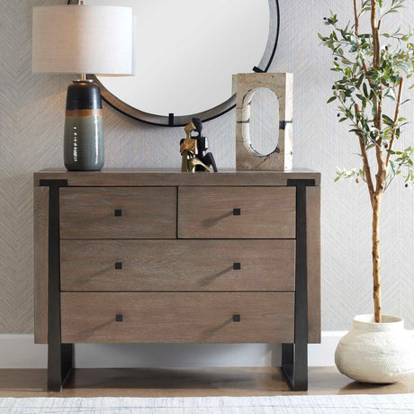   Modern European furniture - Light Oak 4-Drawer Chest - www.oroa.com | Oroa.com