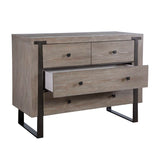 Modern European furniture - Light Oak 4-Drawer Chest - www.oroa.com