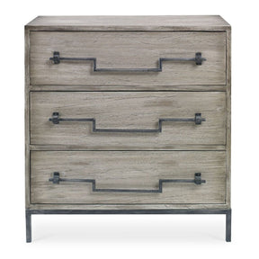 Modern European furniture - Mango Wood 3-Drawer Accent Chest - www.oroa.com