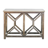 Natural White Limestone Console Table | Uttermost Catali