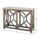 Natural White Limestone Console Table | Uttermost Catali