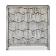 Modern European furniture - 2-Door Honeycomb Mahogany Cabinet - www.oroa.com