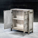 Modern European furniture - 2-Door Honeycomb Mahogany Cabinet - www.oroa.com