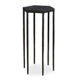 Modern European furniture - Black Hexagonal Accent Table - www.oroa.com