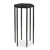 Modern European furniture - Black Hexagonal Accent Table - www.oroa.com