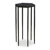 Modern European furniture - Black Hexagonal Accent Table - www.oroa.com