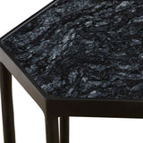 Modern European furniture - Black Hexagonal Accent Table - www.oroa.com