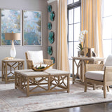 Modern European furniture - Natural Limestone Square Coffee Table - www.oroa.com