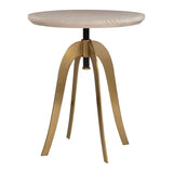 Modern European furniture - White Oak Adjustable Accent Table - www.oroa.com